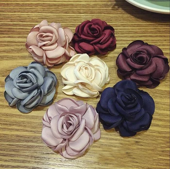I-Remiel Korėja Aukščiausios Klasės Audiniai Meno Camellia Gėlių Segė Moterų Marškiniai, Kostiumas, Paltas Moteris Drabužiai Madingi Pin Priedai