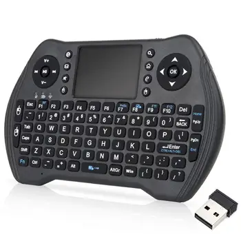 I8 MT10 2.4 GHz Mini Wireless Keyboard su Touchpad Android TV Box PC Nešiojamas kompiuteris