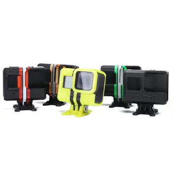 IFlight 3D Spausdinimo TPU Reguliuojamas Kampas GoPro Hero 5/6/7/8 kameros stovas su objektyvo dangtelis / ND8 filtras FPV Drone