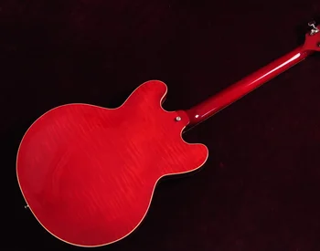 Individualų gitara perfect garso kokybė 335 elektrinė gitara, priekiniai ir galiniai tigras modelio apdailos nemokamas pristatymas
