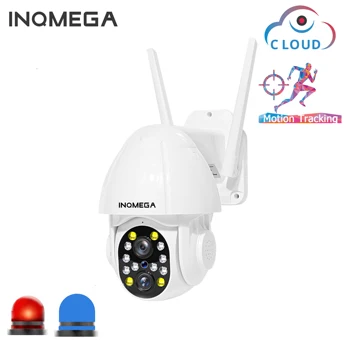 INQMEGA 1080P PTZ Dual-Objektyvas Wifi, Kamera, Lauko Auto Stebėjimo Debesų Home Security IP Kamera 2MP, 4PX Zoom Speed Dome VAIZDO Kamera