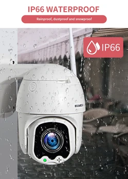 INQMEGA 5MP IP Kamera, WiFi Bevielis 4X Skaitmeninis PRIARTINIMAS PTZ Speed Dome Vandeniui Lauko Apsaugos Stebėjimo Networt VAIZDO Kamera
