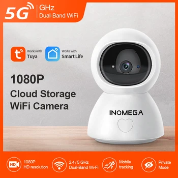 INQMEGA Tuya Smart 5G Wifi, Kamera, Namų Apsaugos Kameros, Belaidės, ip Kameros su Privatumo Režimą Vaiko Paramos 