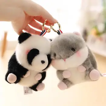 INS Mielas Žiurkėnas Kuprinę Pakabukas Panda Triušis Lėlės Maišelį Pakabukas Pliušinis Žaislas nedaug Lėlės Moteris