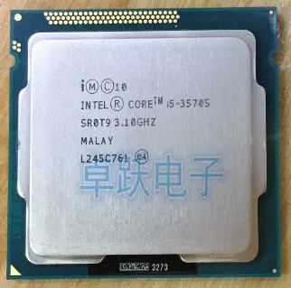 Intel Core i5-3570S I5 3570S Procesorius 6M Cache, 3.1 GHz LGA1155 Desktop CPU Quad-Core CPU