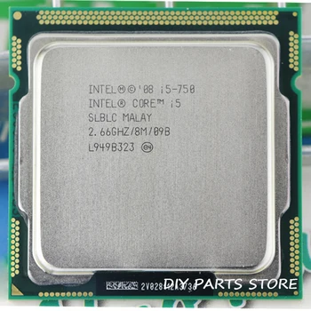 Intel Core I5 750 I5-750 2.5 GHz/ 8MB Socket LGA 1156 PROCESORIUS Procesorius Palaikoma atmintis: DDR3-1066, DDR3-1333