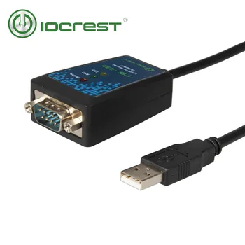 IOCREST USB 2.0 RS-232 Vyrai (9-Pin kodą), DB9 Serijos Kabelis su FTDI Mikroschema Paramos Win10