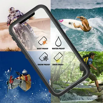 IPhone 12 Pro Max Vandeniui IP68 Nardymo Dulkėms atsparus smūgiams Telefono dėklas skirtas iPhone 11 Padengti iPhone12 Mini Vandens Įrodymas Coque