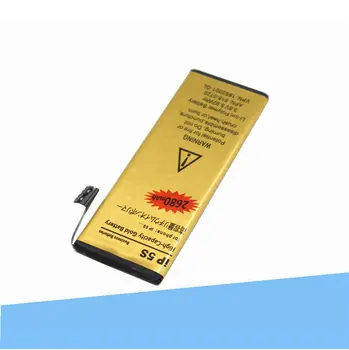 ISkyamS 1x 2680mAh 0 nulinio ciklo Pakeitimo Aukso Li-Polimero Baterijos Skirtos iPhone 5S 5 S Akumuliatorių Baterijas + Remonto Įrankių Rinkinys