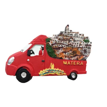 Italija Šaldytuvas Magnetas Vaiduoklių Miestas Matela Turizmo Suvenyrų italijos 3d Dervos Magnetinio Šaldytuvas Lipdukai Namų Dekoro Dovanų Idėjos