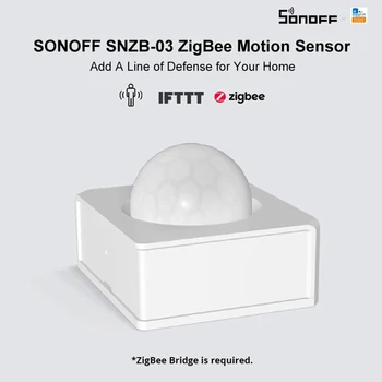 Itead SONOFF SNZB-03 ZigBee Judesio Jutiklio Pavojaus Pranešimą Per E-WeLink programa veikia Su ZigBee Tiltas 