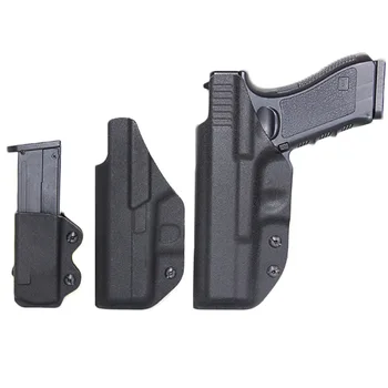 IWB Kydex Airsoft pistoletas Pistoletas, Dėklas, Skirtas Glock 17 22 31 43 43X Dėklai Nuslėpė Atlikti Su 9mm Mag Dėklas Medžioklės Reikmenys