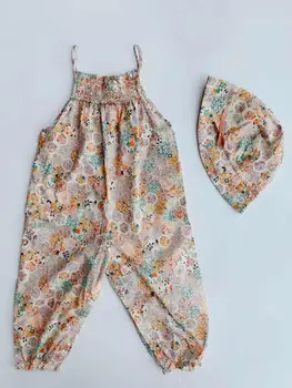 Iš anksto parduoti 2020 metų vasaros mergaitės šukuotinės medvilnės mados bamblys vaikams drabužių saldus vaikams drabužių