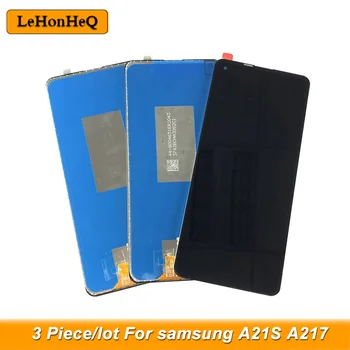 Išbandytas 3 Gabalas/daug LCD Samsung Galaxy A21s A217 LCD Jutiklinis Ekranas skaitmeninis keitiklis Samsung A21s LCD SM-A217F/DS Ekranas