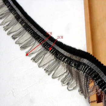 Išgalvotas nėrinių 5CM pločio geležies grandinės kutais nėriniai, Kutas nėrinių apdaila / drabužių ilgai pusė / drabužių priedai krašto