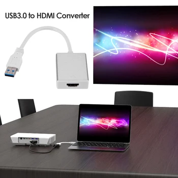 Išorės Vaizdo plokštės, USB 3.0-2.0 HDMI Konverteris Išorės Grafika CardMulti Stebėti Adapteris