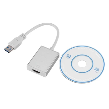 Išorės Vaizdo plokštės, USB 3.0-2.0 HDMI Konverteris Išorės Grafika CardMulti Stebėti Adapteris