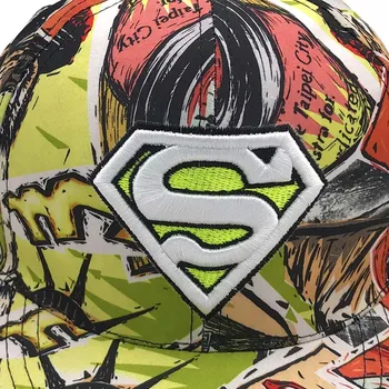 Išsiuvinėti Supermenas Beisbolo Kepuraitę Gėlių Medžiaga Grafiti Butas Birm Skrybėlę Hip-Hop Bžūp Vyrai Moterys Lauko Saulės Skrybėlę Snapback Casquette