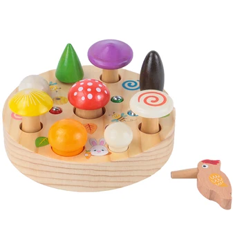 JaheerToy Magnetinio Montessori Mokymo priemones, Žaislus Vaikams Žaidimas Grybauti ir Gaudyti Vabzdžių Žaislas Vaikams 345