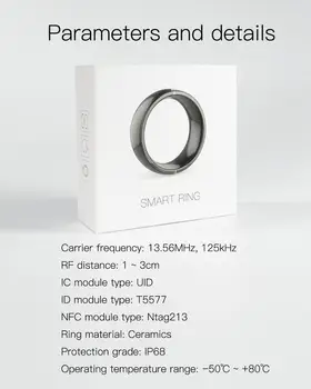Jakcom R4 Smart Žiedas atsparus vandeniui didelės spartos NFC Electronics 