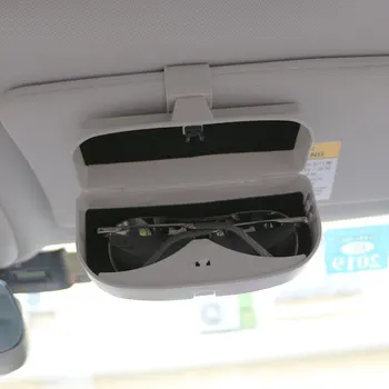 Jameo Auto Automobilis Optikos Skydelis nuo Saulės Akinių Laikiklis Kortelės Turėtojams Langelį 