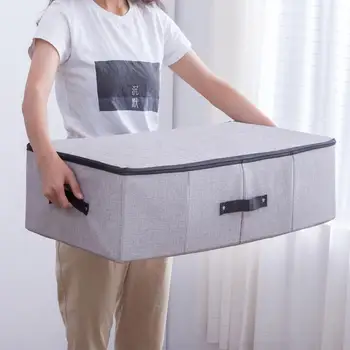 Japonija Stiliaus Spinta Organizatorius Linas-Kaip Drabužiai Laikymo Dėžutė Su Užtrauktuku Padengti Namų Spinta Organizatorius Megztiniai Apatinius Dėžės