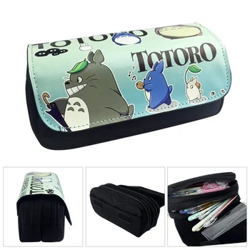 Japonų Anime, Mano Kaimynas Totoro Pieštuko Atveju Maišelis Studentų Kanceliarinės Prekės Dėklas/Kosmetikos/Kelionės Makiažo/Saugojimo Krepšys