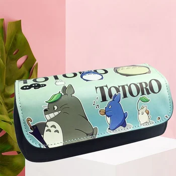 Japonų Anime, Mano Kaimynas Totoro Pieštuko Atveju Maišelis Studentų Kanceliarinės Prekės Dėklas/Kosmetikos/Kelionės Makiažo/Saugojimo Krepšys