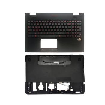 JAV apšvietimu nešiojamojo kompiuterio klaviatūros Asus N551 N551JQ N551VW N551JB N551JW N551JX N551ZU N551JK Palmrest Viršutinio/Apatinio padengti