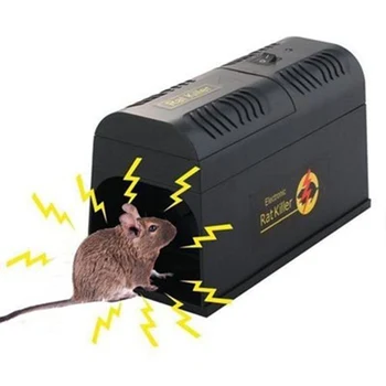 JAV/JK/ES Prijunkite Elektros Aukštos Įtampos Pelės, Žiurkės Pelės Spąstus Žudikas Elektroninių Graužikų Pelės Zapper Naudoti Namuose Kenkėjų Kontrolės