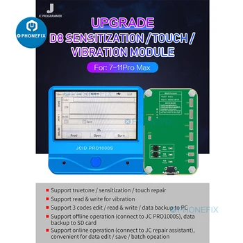 JC Pro1000s LCD Ekrano Šviesai jautrius Duomenis Skaityti, Rašyti Modulis Šviesos Jutiklis Programuotojas iPhone 7/7P/8/8P/X /XS MAX/ 11 PRO MAX