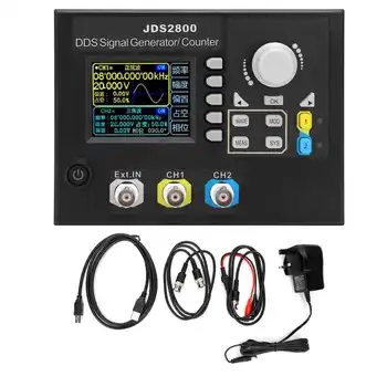 JDS2800-15MHz Signalo Generatoriaus Funkcija Signalo Generatoriaus, 2.4 LCD DDS Dual Channel Signalo Šaltinis AC100 - 240V Matavimo Įrankiai