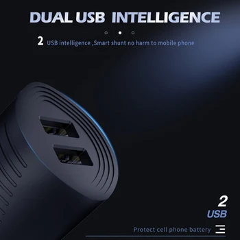 Jellico ES Plug Sienos Mobiliųjų Telefonų Kroviklį USB QC3.0 Greito Įkrovimo 5V 2.4 Adapteris, Skirtas 