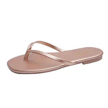 JIANBUDAN Skaidres Moterų Fifo Lauko laisvalaikio Vasaros Šlepetės Butas neslidus Šlepetės Moterų sandalai Butas Flip flops