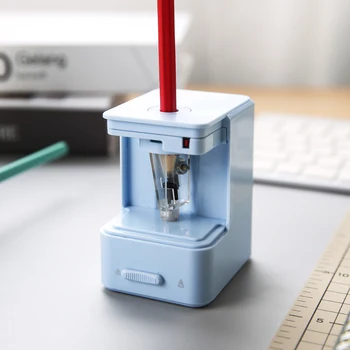 JIANWU 1PCS USB ir baterija Kūrybinis Automatinis daugiafunkcinis elektros pieštukų drožtukas Vieną skylę Office stationery