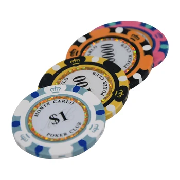 JIESITE Molio Pokerio Žetonų Kazino Monetų 40mm Monetos Pokerio Žetonų 14g Nustatyti Pramogų Užsakymą Texas Hold ' em Dolerio Monetos 10vnt/pak