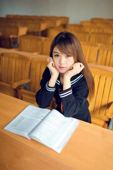 Jigoku Shojo Cosplay Kostiumų Pragarą Mergina Enma Ai Cosplay Kostiumų JK Studentų Mokyklos Vienodos Sailor Kostiumas Japonų Anime sijonas