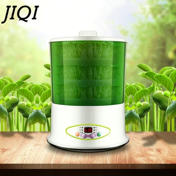 JIQI Skaitmeninė Intelektinių Pupelių Daigai Mašina Termostatas Ekologiškų Sėklų Auginimo Automatinė jogurtas maker, ryžių vynas natto fermenter ES