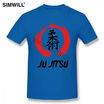 Jiu Jitsu T-Shirt Retro Miesto Minkštos Medvilnės T Marškiniai Vyrai trumpomis Rankovėmis Apvalios Kaklo Brazilian jiu-jitsu BJJ Tee Marškinėliai
