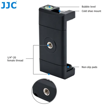 JJC Išmaniųjų Telefonų Įrašą 56-105mm Reguliuojamas Selfie Stick Telefonų Laikiklis iPhone/HUAWEI/MI/Samsung