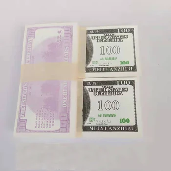 Joss Popieriaus deginimas pinigų mirę $100 netikrų pinigų paaukoti prekių luito doleris alavo folija Azijos aukso knyga