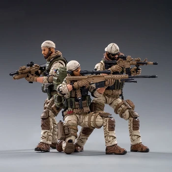 JOYTOY 1/18 Anime Duomenys 10.5 cm JAV Armijos Pirmą SFOD-D Delta Pajėgų Karys (3PCS/Set) Klasikinio Modelio Žaislų Kolekcija
