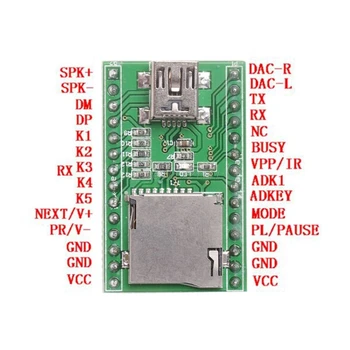 JQ6500-28P Balso Modulį, USB Pakeisti Vieną iš 5 Būdas MP3 Balso Standarto Serijos Kontrolės Dropship