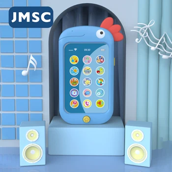 JSVK Kūdikių Telefono Žaislas Judriojo Telefono ryšio Išankstinio Švietimo Kinų/anglų kalbos Mokymosi Mašina Teether Muzikos Multi-Funkcija Vaikai