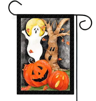 Juokinga Halloween dvipusis 3D spausdintos Vėliavos namai vėliava ir sodas vėliavos Helovinas šalis Kabo Vėliavos Namų Dekoravimo stilius-8