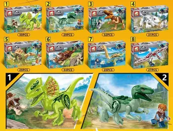 Juros Periodo Pasaulio 2 Dinozaurai Tyrannosaurus Rex Indominus Rex Statybiniai Blokai, Plytos, Suderinama Su Lepining Žaislai Vaikams