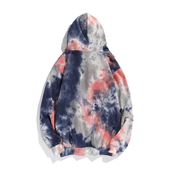 JVCAKE moterų ir vyrų Hoodies Palaidinės 2020 m. rudenį negabaritinių kaklaraištis dažų spausdinti zip-up moterų žiemos viršūnes plius dydis hoodies