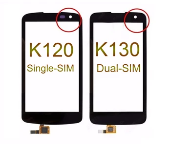 K4 Priekinis Skydelis LG K4 K120 K121 K130 K130E Jutiklinis Ekranas Jutiklių Touchscreen K4 K120E LCD Ekranas skaitmeninis keitiklis Stiklo danga Įrankiai