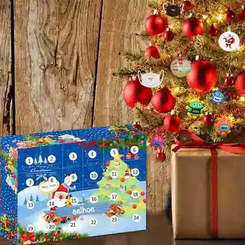 Kalėdinis Advento Kalendorius Briedžių Žaislas Kalėdų Siurprizas Berniukams ir Dovanos Mergaičių P9R8