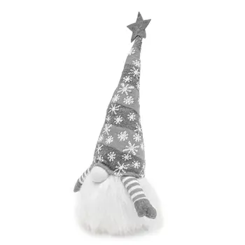 Kalėdų Elf Apdaila Ilgai Skrybėlę švedijos Gnome Tomte Lėlės, Papuošalai LED Šviesos Dropshipping